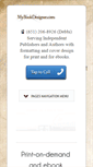 Mobile Screenshot of mybookdesigner.com
